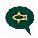 Icon depicting a thought bubble with a fish, symbolizing expert advice.