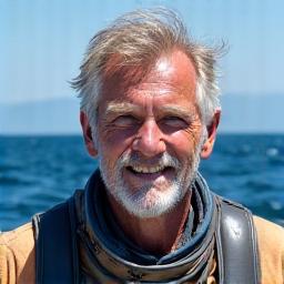 Expert angler Mark Thompson holding a large ocean fish